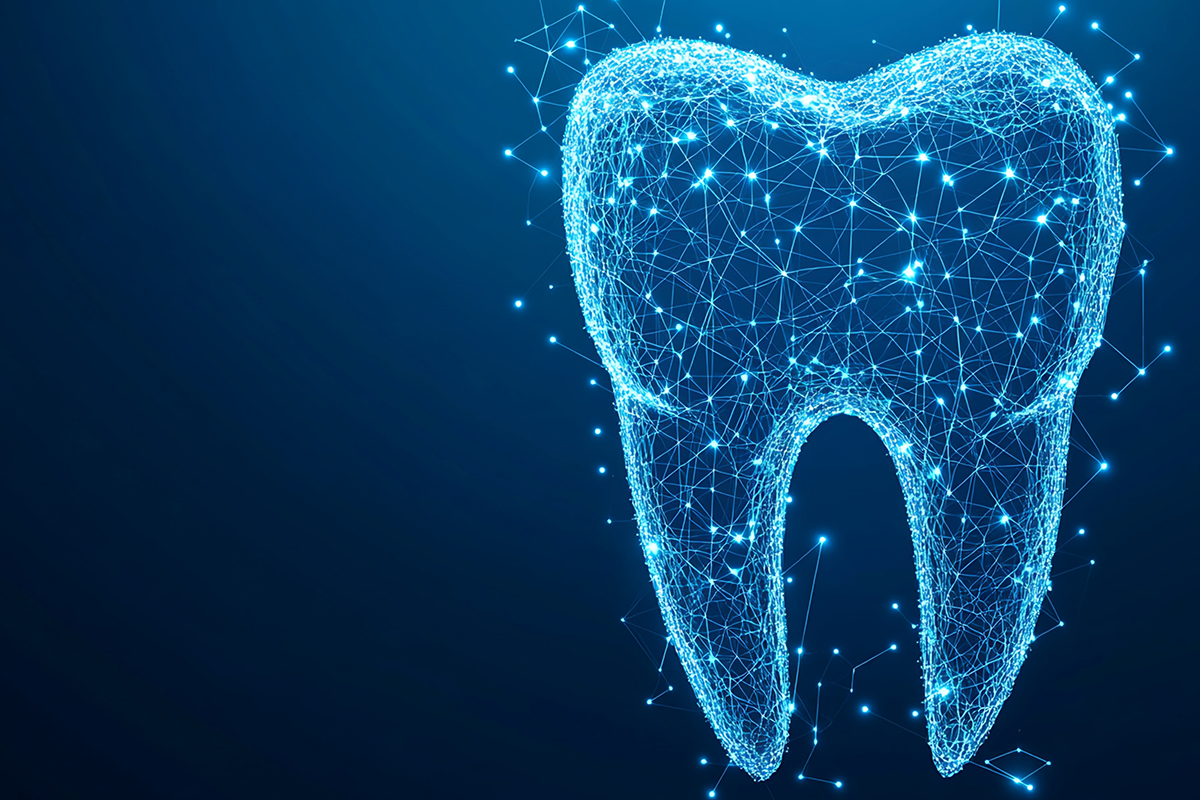 Dentist reviewing AI-generated clinical notes to ensure accurate dental documentation and compliance.